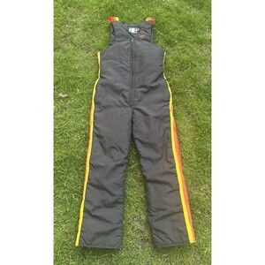 Vintage Arctic Cat Arcticwear Mens Lrg Tall Suspender Snowmobile Pants Overalls